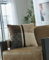 Warmstead Furniture - Ashley Furniture - Adrielton Pillows - Pillow / Black/Brown/Tan - A1001065P